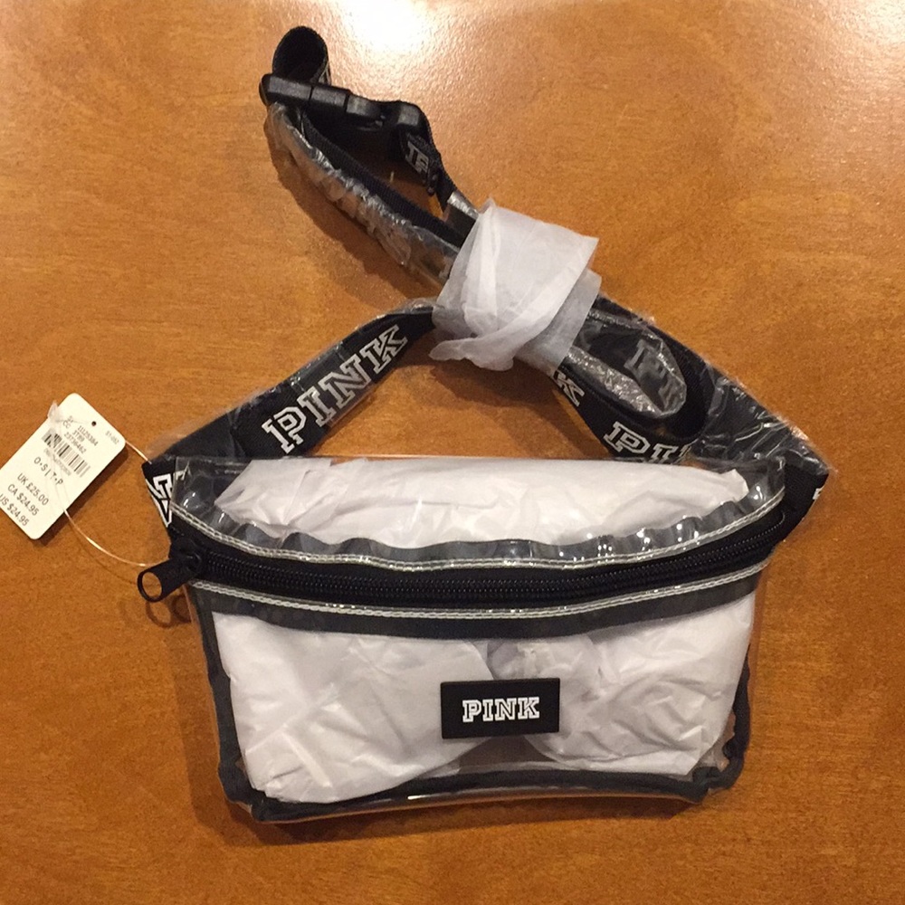 PINK Victoria's Secret Clear fanny pack